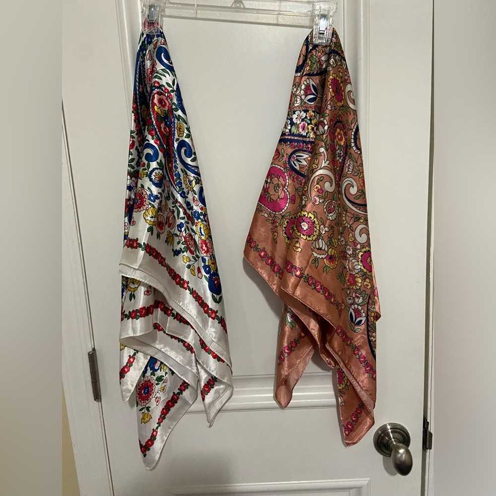 Silk scarves